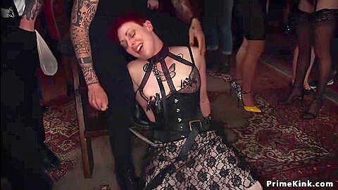 Fucking And Whipping In Orgy