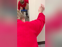 Fucking Girlfriend In A Public Changing Room