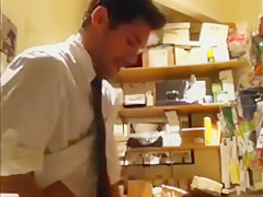Fucking Twink In Store Stockroom