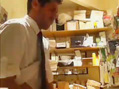 Fucking Twink In Store Stockroom