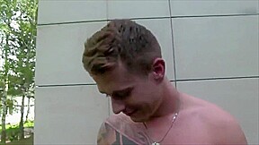 Fucks Tattooed Blond Moneyboy In Public Maglover`s Gay Porn