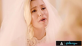 GIRLSWAY - Emotional MILF Julia Ann Fucks Her Bride-To-Be Stepdaughter Carolina Sweets One Last Time