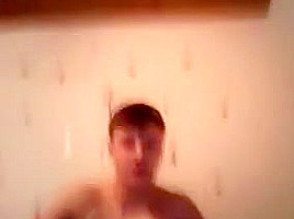 German Cutie Cums-Eats It On Cam Fingering His Round Ass Too