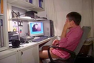 German Oldie Caught Wanking And Gets An Anal Bonus!
