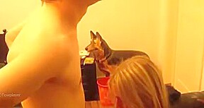 German nerd fucks extremely hot blonde bitch