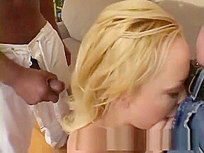 German slut Annette Schwartz threesome fuck with big cocks interracial sex