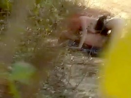 German teen 18+ And Old Guy Hard Outdoor Sex