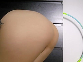 Girl farting