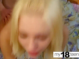 Girlfriend Blowjob And Riding After Work