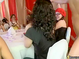 Girls sucking while other girls watching