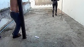 Goddess Ama K whip policeman