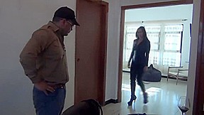 Goddess Ama K whip policeman