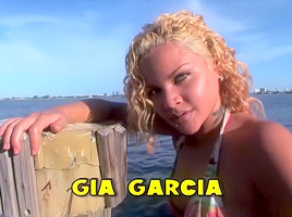 Gorgeous Gia Garcia enjoy and huge dick on a pool