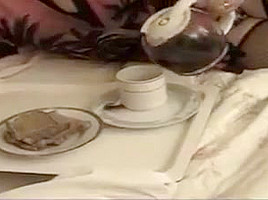 Grandma served breakfast and ended up doing the full job