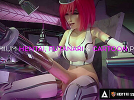HENTAI SEX SCHOOL - Busty Hentai Teacher Shows Class Sex Techniques With Horny Students! CREAMPIE