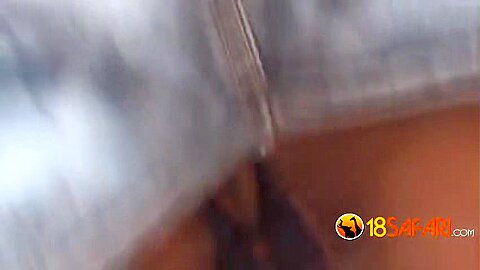 Hairy African Slut Got Her Cunt Ravaged By White Bulls