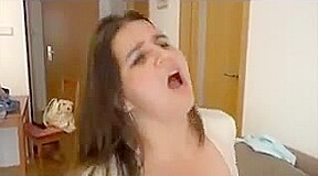 Hairy babe with fantastic tits fucked