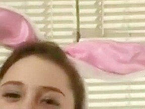 Hairy college girl fucks like a bunny !