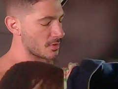 Hairy gay anal sex with facial