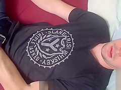 Handsome muscular jock tugs and wanks his large dick