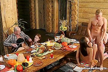 Happy Thanksgiving 3 - Nicole Murkovski, Sandy C And Viola Weber