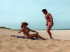 Hardcore Beach Fuck With Facial
