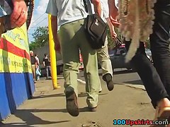 Hawt blond upskirt