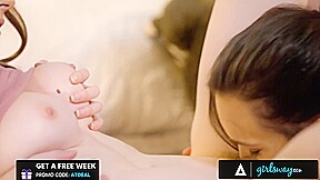 Hazel Moore And Sinn Sage - Horny teen 18+ Is Caught By Her Older Stepsisters Bestie While Masturbating