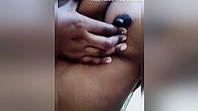 Hiding In Her House, She Showed Her Boobs To Her Boyfriend In A Video Call