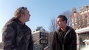 Holland slut getting drilled and cum covered by tourist