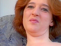 Horny German Lady Enjoys Rubbing And Dildoing Her Muff