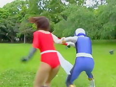 Horny Japanese chick Eri Makino, Mio Mikura, Chisa Hiruma in Amazing Outdoor, Cosplay JAV scene