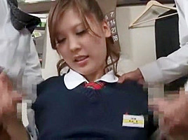 Horny Japanese girl Nozomi Nishiyama in Exotic Blowjob, Lingerie JAV scene