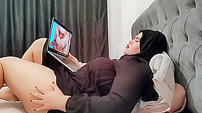 Horny Stepmom Watches Porn To Cum!
