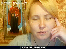 Hot 48 Yo Russian Mature Tamara Play On Skype