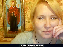 Hot 48 Yo Russian Mature Tamara Play On Skype