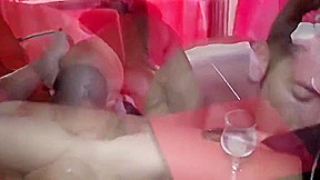Hot Amateur In Orgy With Shameless Mature Milf In Public Bar