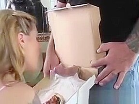 Hot Blonde Calls For Home Cock Delivery