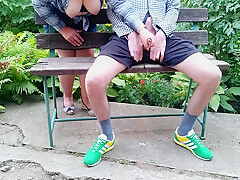 Hot Natural Breasted Milf Milks Me In The Park