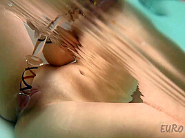 Hot New 18yo Model Rosella Masturbating Underwater In The Jacuzzi With Closeups