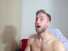 Hot Studdrops His Load Of Cum In His Hand And All Over The Floor