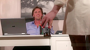 Hot Wife Bangs Husband In His Office