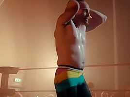Hot Wrestling Men Sexsmith vs Starr