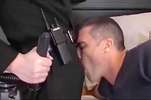 Hot ass tranny cop