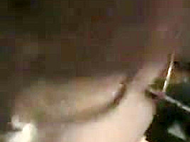 Hot ebony teen 18+ sucks off thick white cock