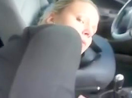 Hot golden-haired beauty drilled for specie