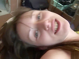 Hot teen 18+ plays with her pussy