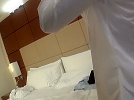 Hottest Japanese girl in Amazing Threesome, Blowjob JAV movie