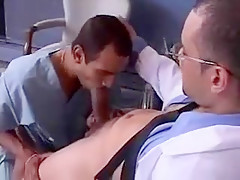 Hottest male in crazy handjob, big dick homo sex clip
