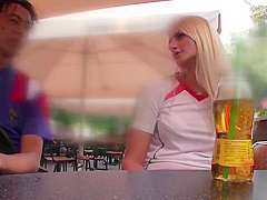 Hungarian babe picked up in Budapest by Japanese guys